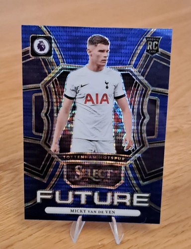 Micky van de Ven 2023 Panini Select Blue Pulsar