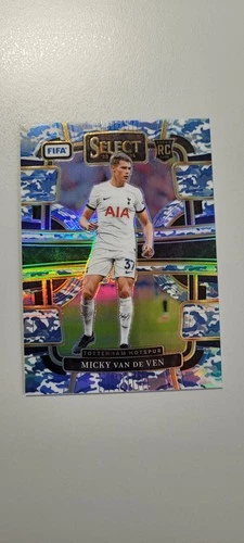 Micky van de Ven 2023 Panini Select Winter Camo Prizm /99