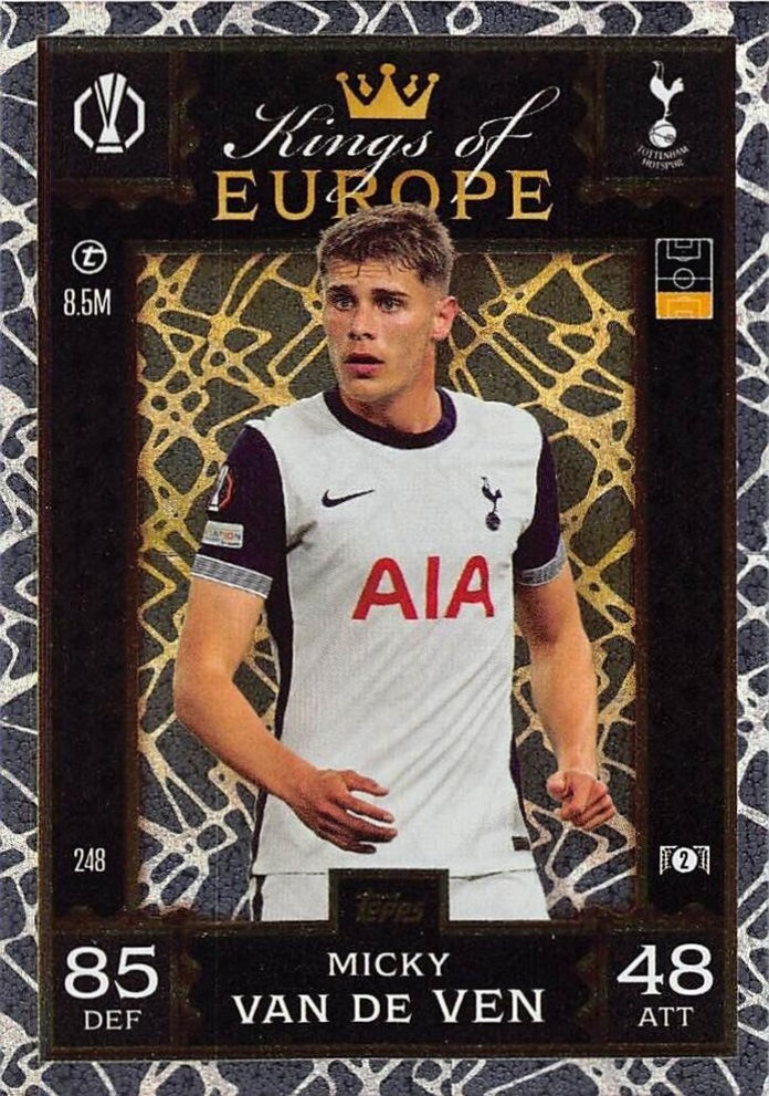Micky van de Ven 2024 Topps Match Attax UEFA Club Competitions Extra