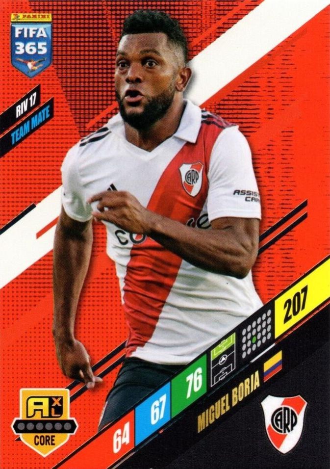 Miguel Borja 2024 Panini Adrenalyn XL FIFA 365