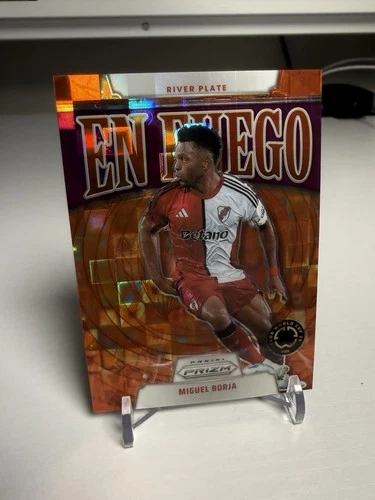 Miguel Borja 2025 Panini Prizm En Fuego Pandora Prizm