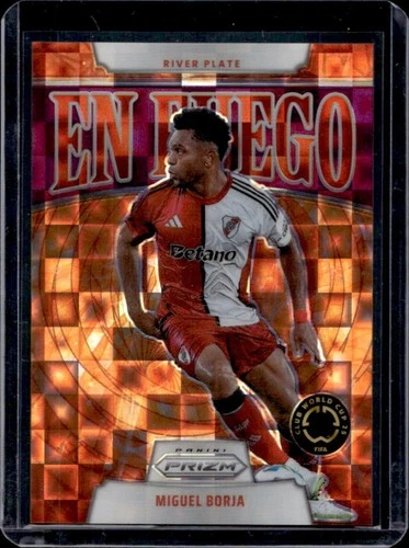 Miguel Borja 2025 Panini Prizm Viola Pandora /49