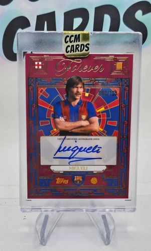 Migueli 2025 Topps FC Barcelona Forever Burgundy /125