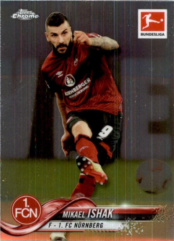 Mikael Ishak 2018 Topps Chrome Bundesliga 2