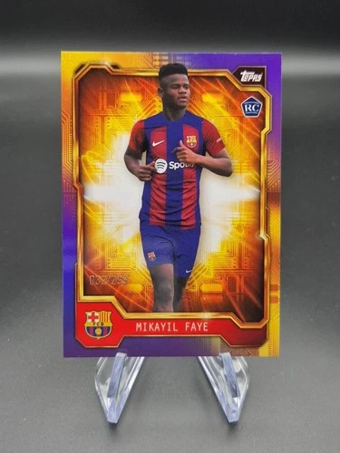 Mikayil Faye 2023 Topps FC Barcelona Fan Set Parallel /299