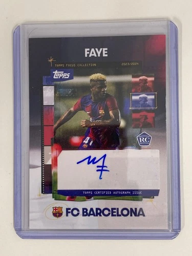 Mikayil Faye 2023 Topps FC Barcelona Focus