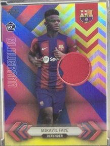 Mikayil Faye 2021 Topps Team Set Barcelona /50