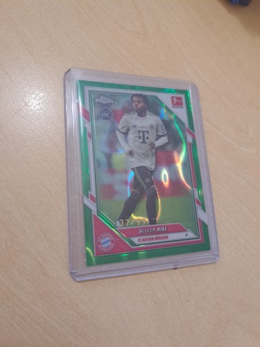 Mike Wisdom 2025 Topps Chrome Bundesliga Green Lava /99