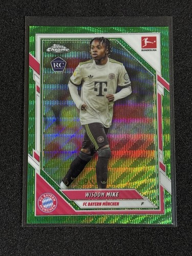 Mike Wisdom 2025 Topps Chrome Green Wave /99