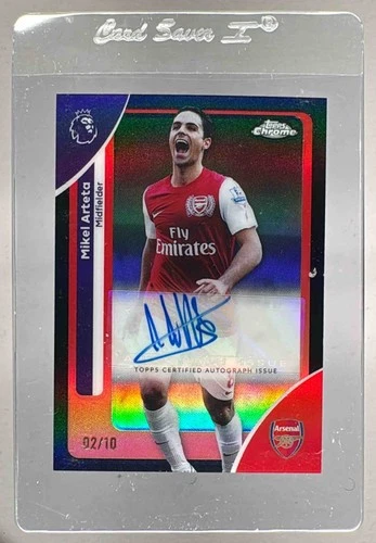 Mikel Arteta 2026 Topps Chrome Black Refractor /10