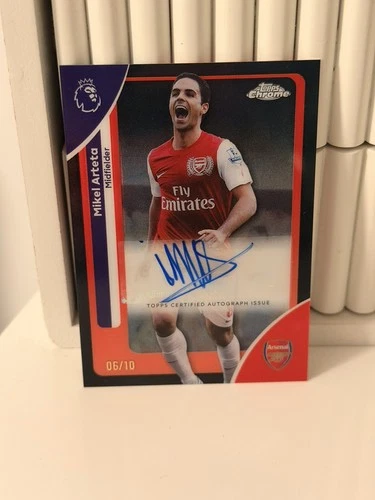 Mikel Arteta 2026 Topps Chrome True Black /10