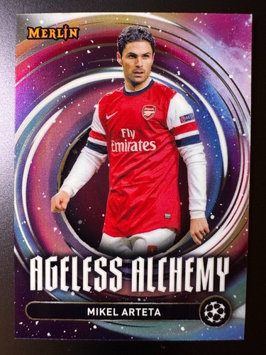 Mikel Arteta 2024 Topps Merlin Chrome