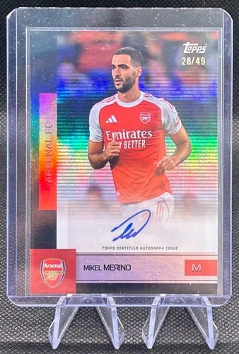 Mikel Merino 2025 Topps Arsenal Refractor /49