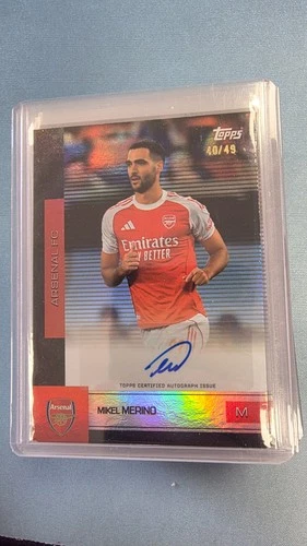 Mikel Merino 2025 Topps Arsenal Team Set /49