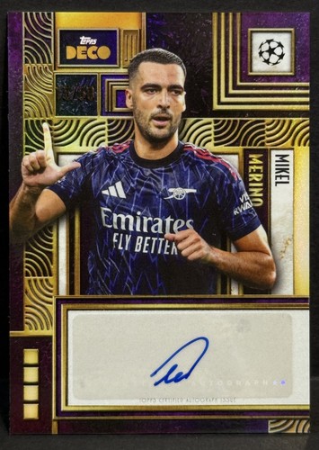 Mikel Merino 2025 Topps Deco Purple /50