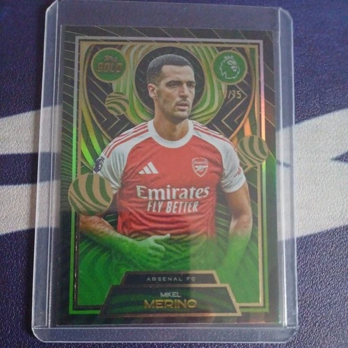 Mikel Merino 2025 Topps Gold Premier League Gold /75