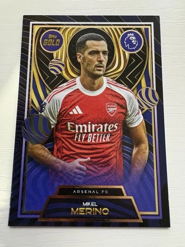 Mikel Merino 2025 Topps Gold Premier League Gold