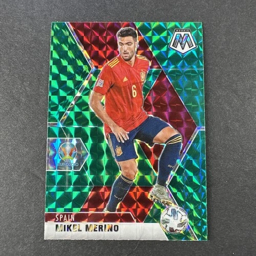 Mikel Merino 2021 Panini Mosaic Green Mosaic Prizm