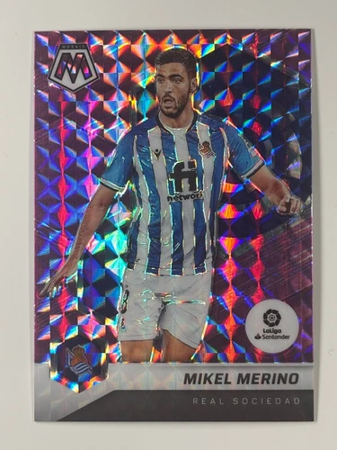 Mikel Merino 2021 Panini Mosaic Purple Prizm