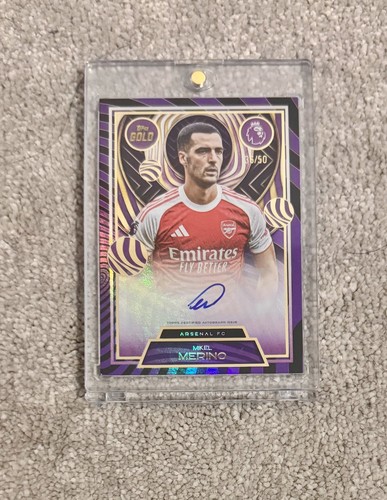 Mikel Merino 2025 Topps Oro Purple /50