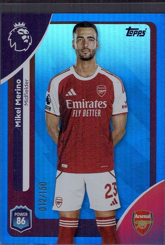 Mikel Merino 2025 Topps Premier League Blue /150