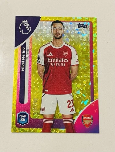 Mikel Merino 2026 Topps Premier League Diamond /299