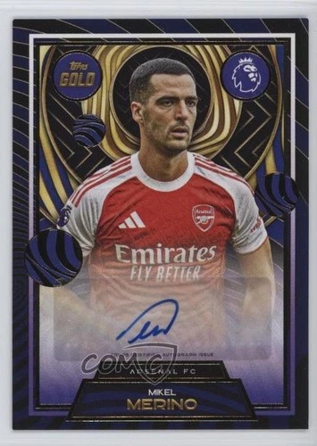 Mikel Merino 2025 Topps Premier League Gold