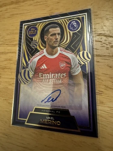 Mikel Merino 2025 Topps Premier League Gold