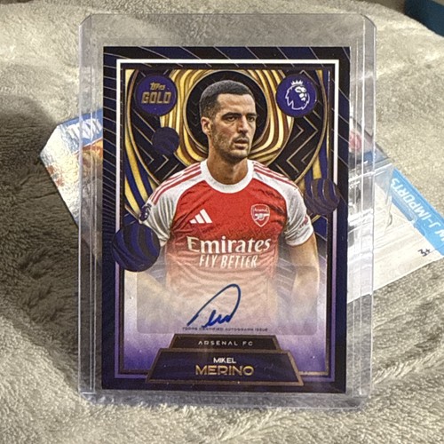 Mikel Merino 2025 Topps Premier League Oro Gold