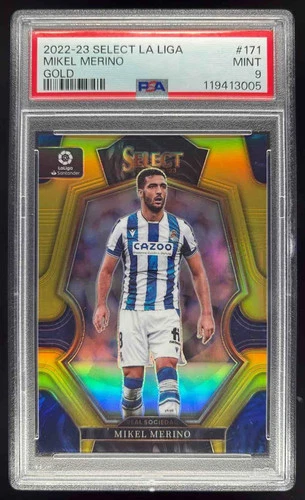 Mikel Merino 2022 Panini Select Gold /10