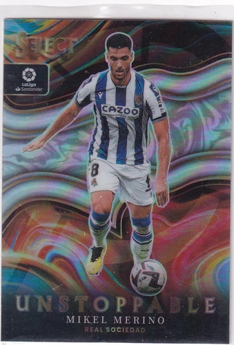 Mikel Merino 2022 Panini Select Silver Prizm