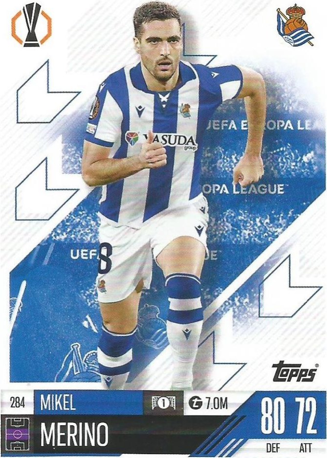 Mikel Merino 2024 Topps Match Attax UEFA Club Competitions