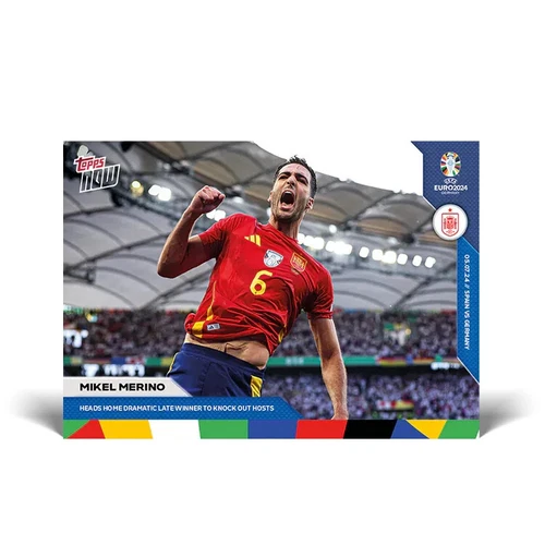 Mikel Merino 2024 Topps Now UEFA Euro 2024