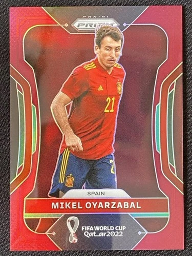 Mikel Oyarzabal 2022 Panini Prizm Copa Mundial de la FIFA Qatar Granate /22