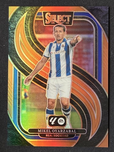 Mikel Oyarzabal 2024 Panini Select Orange Prizm /49