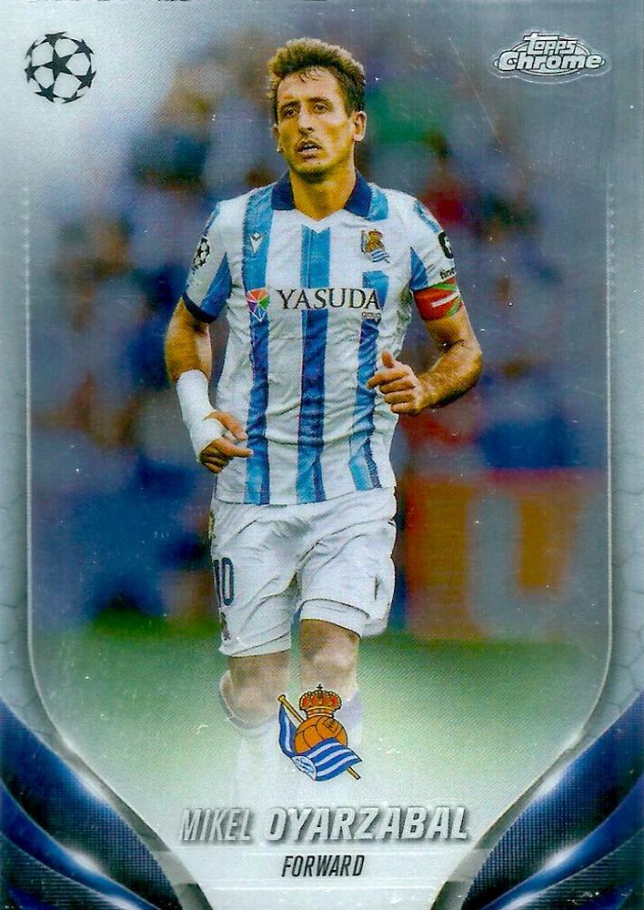 Mikel Oyarzabal 2023 Topps Chrome UEFA Club Competitions