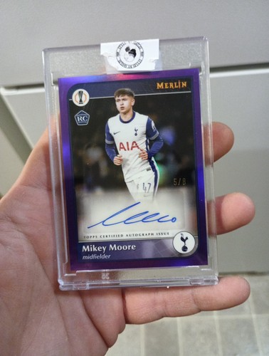 Mikey Moore 2025 Topps Chrome 5/8