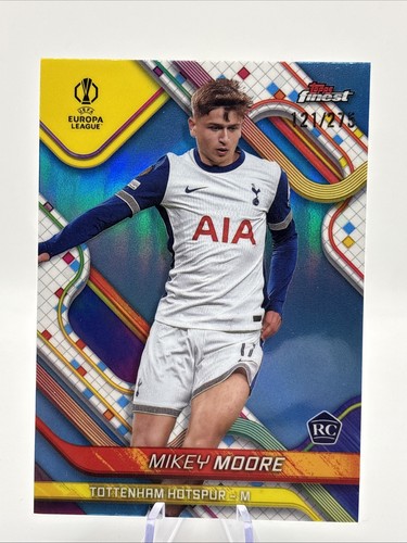 Mikey Moore 2024 Topps Finest Blue Refractor /275