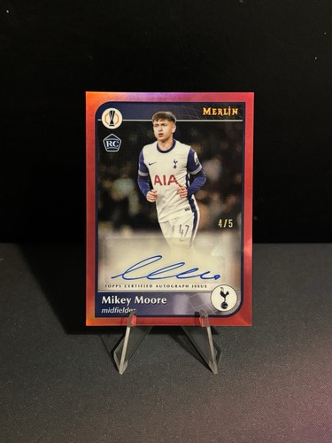 Mikey Moore 2024 Topps Merlin Chrome /5