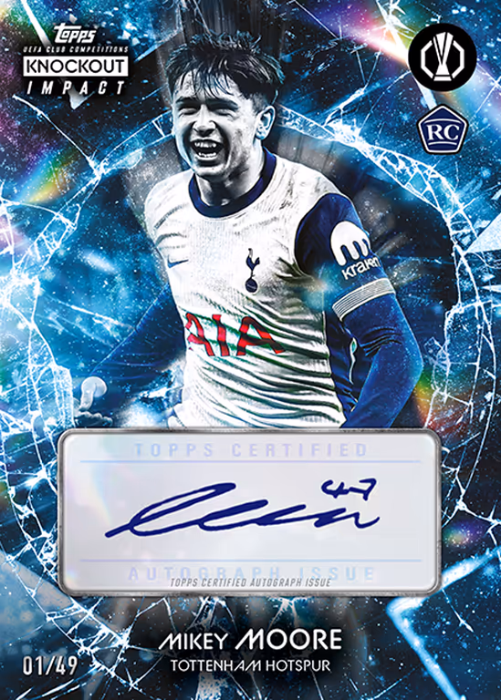 Mikey Moore 2024 Topps Merlin UEFA Club Competitions