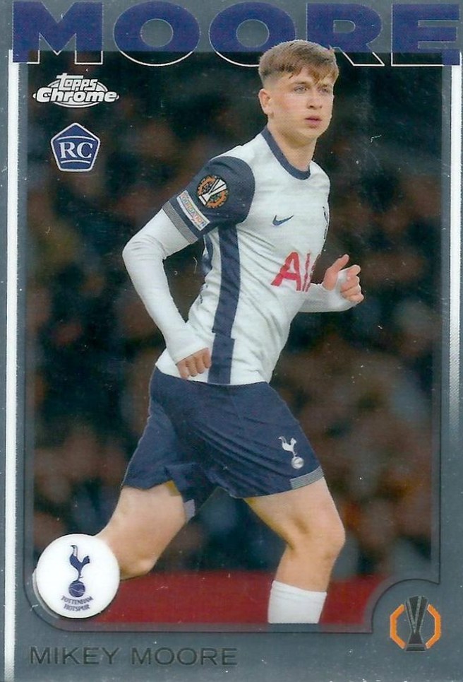 Mikey Moore 2024 Topps Chrome UEFA Club Competitions