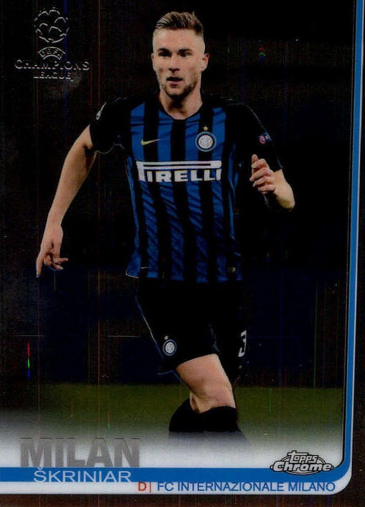 Milan Škriniar 2018 Topps Chrome UCC 90