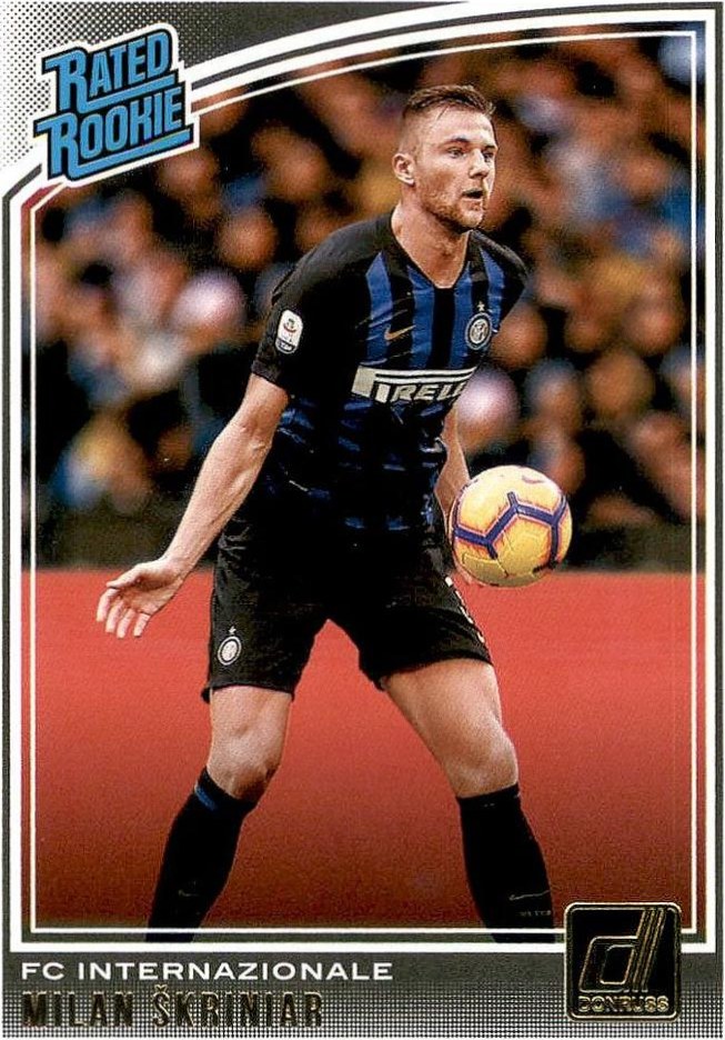 Milan Skriniar 2018 Panini Donruss Soccer 178