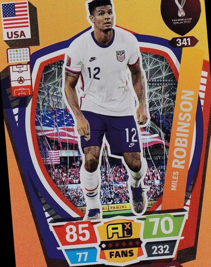 Miles Robinson 2022 Panini Adrenalyn XL FIFA World Cup