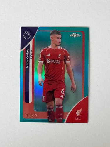 Milos Kerkez 2025 Topps Chrome 156/299