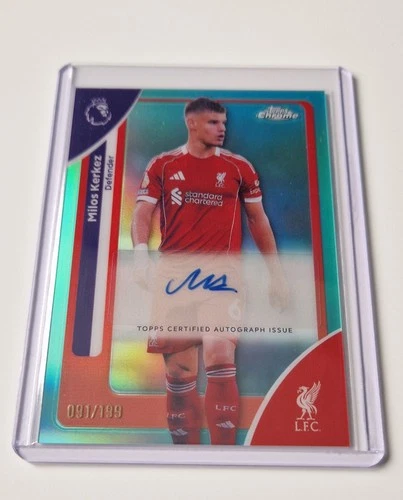 Milos Kerkez 2026 Topps Chrome Aqua /199