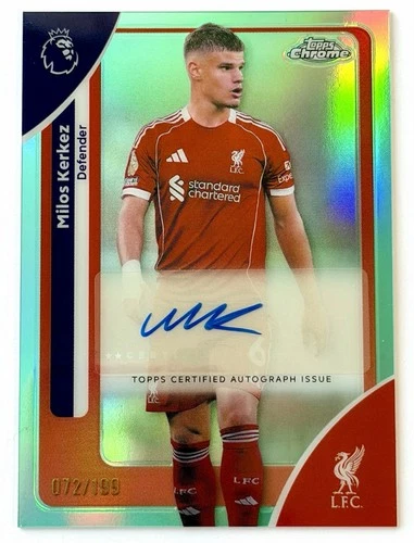 Milos Kerkez 2025 Topps Chrome Aqua /199