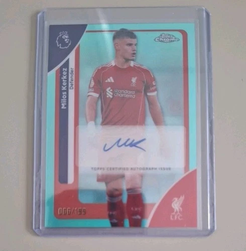 Milos Kerkez 2025 Topps Chrome Aqua /199