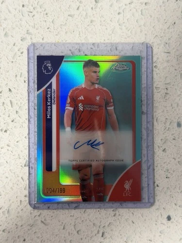 Milos Kerkez 2025 Topps Chrome Aqua Refractor /199