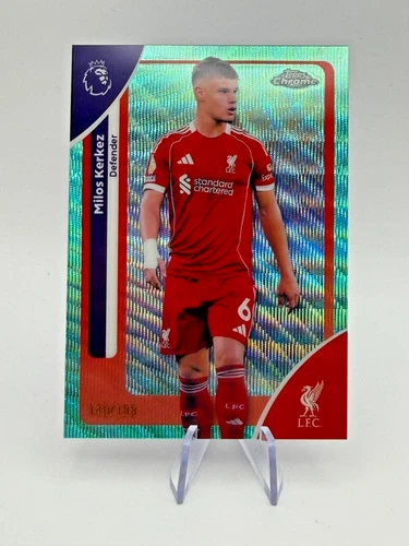 Milos Kerkez 2026 Topps Chrome Aqua Wave /199
